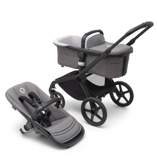 BUGABOO Fox5 Base - Black/Grey Melange